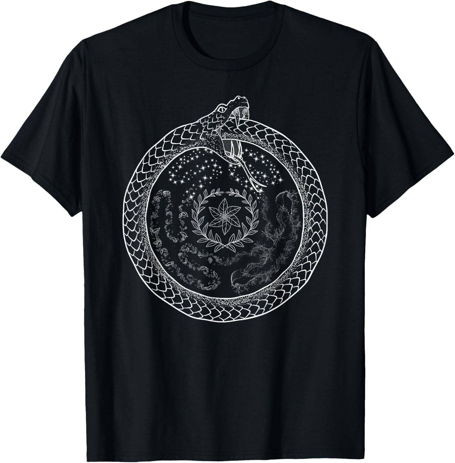 Hecate Wheel Ouroboros Goddess Hekate Witch Magick Gifts T-Shirt - T-Shirt | Black