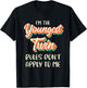 Twins Shirt Boys Girls Birthday Funny Siblings Youngest Twin T-Shirt - T-Shirt | Black