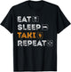 Eat, Sleep, Taki, Repeat - Funny Kava and Beer Shirt T-Shirt - T-Shirt | Black
