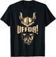 Norse Viking sayings Norsemen warrior Uff Da American Norwegian Quote Roots Viking Helmet Beard T-Shirt - T-Shirt | Black