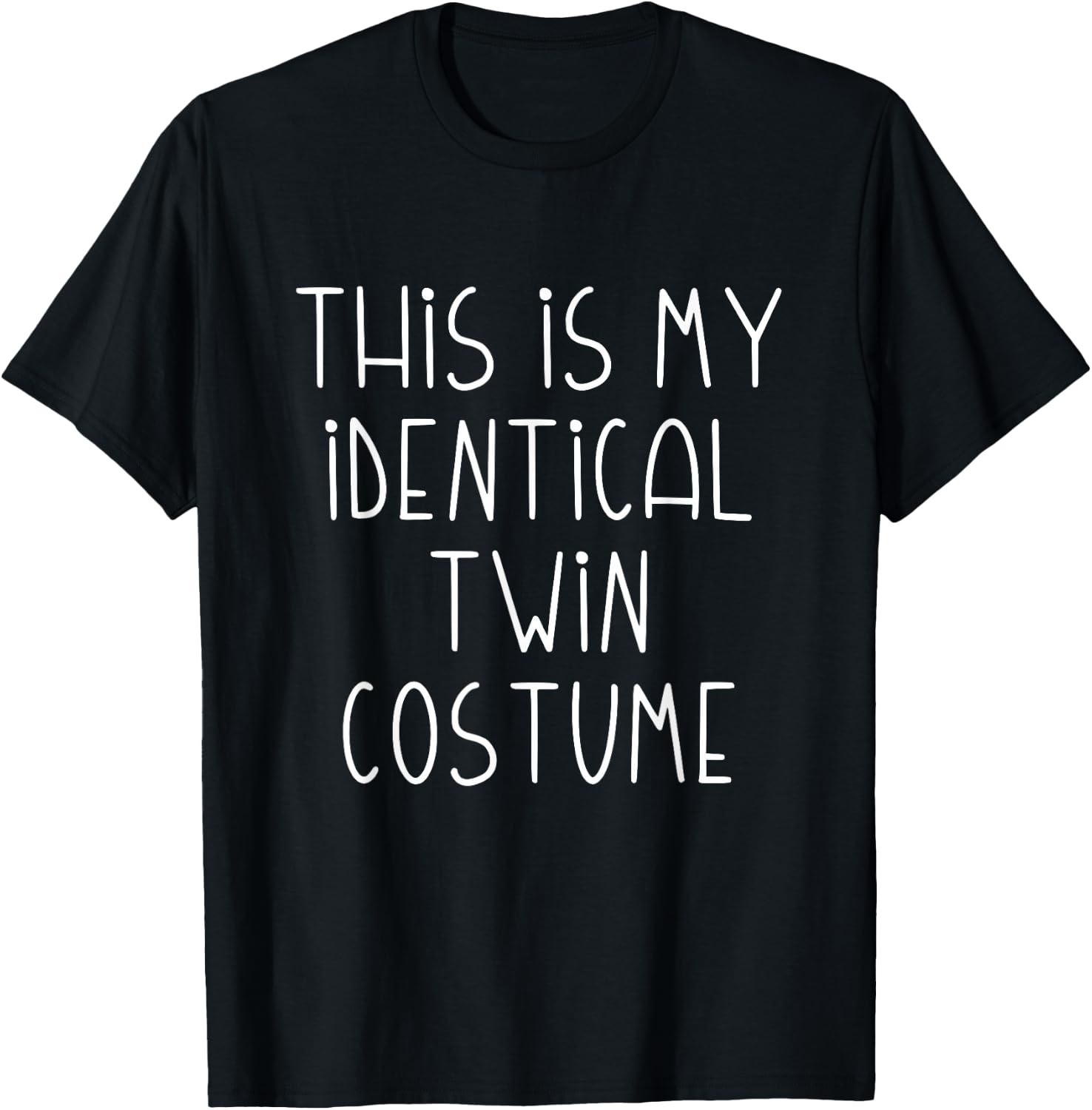This Is My Identical Twin Costume T-Shirt - T-Shirt | Black