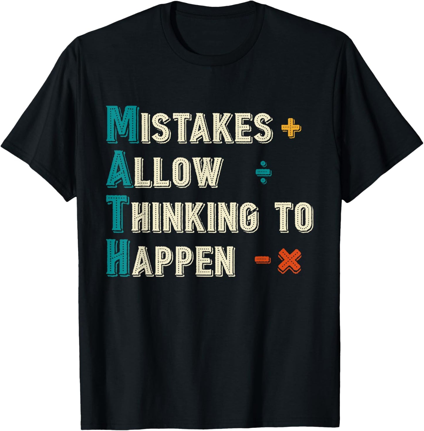 Gift, math teacher, computer scientist, math T-Shirt - T-Shirt | Black