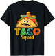 Mexican Food Lover Cinco de Mayo Taco Squad T-Shirt - T-Shirt | Black