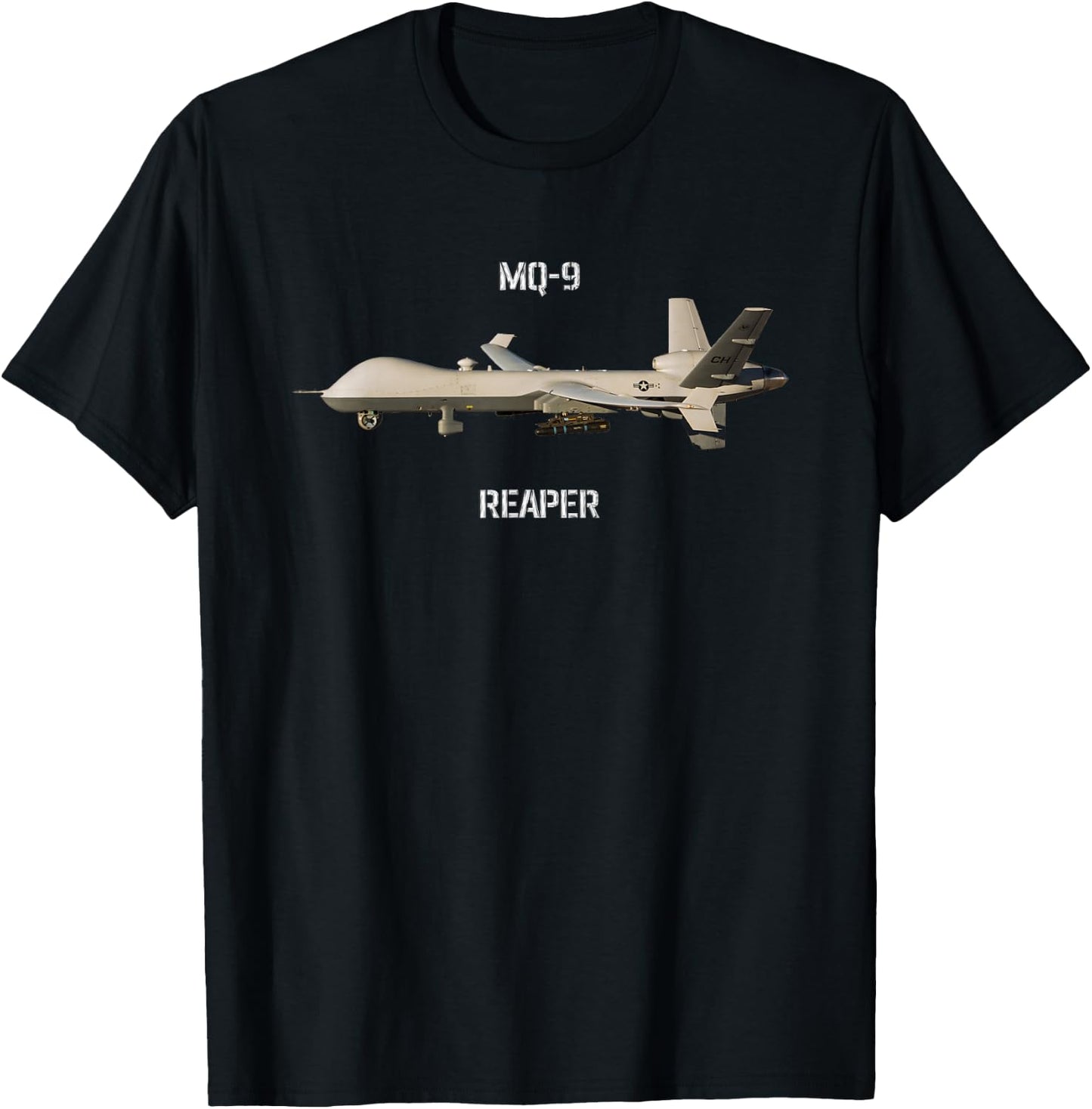 MQ-9 Unmanned Aircraft System T-Shirt - T-Shirt | Black