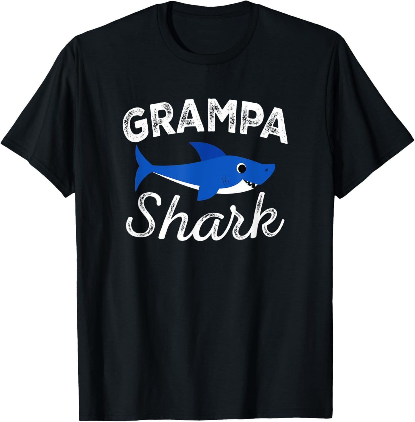 Grampa Shark T-Shirt - T-Shirt | Black