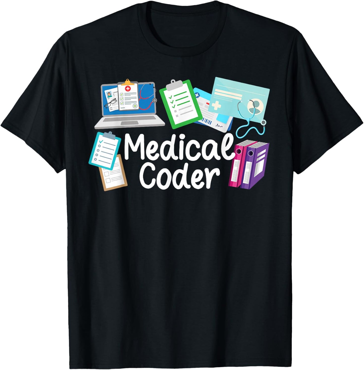 Medical Coder Medical Coding Best Medical Coders T-Shirt - T-Shirt | Black