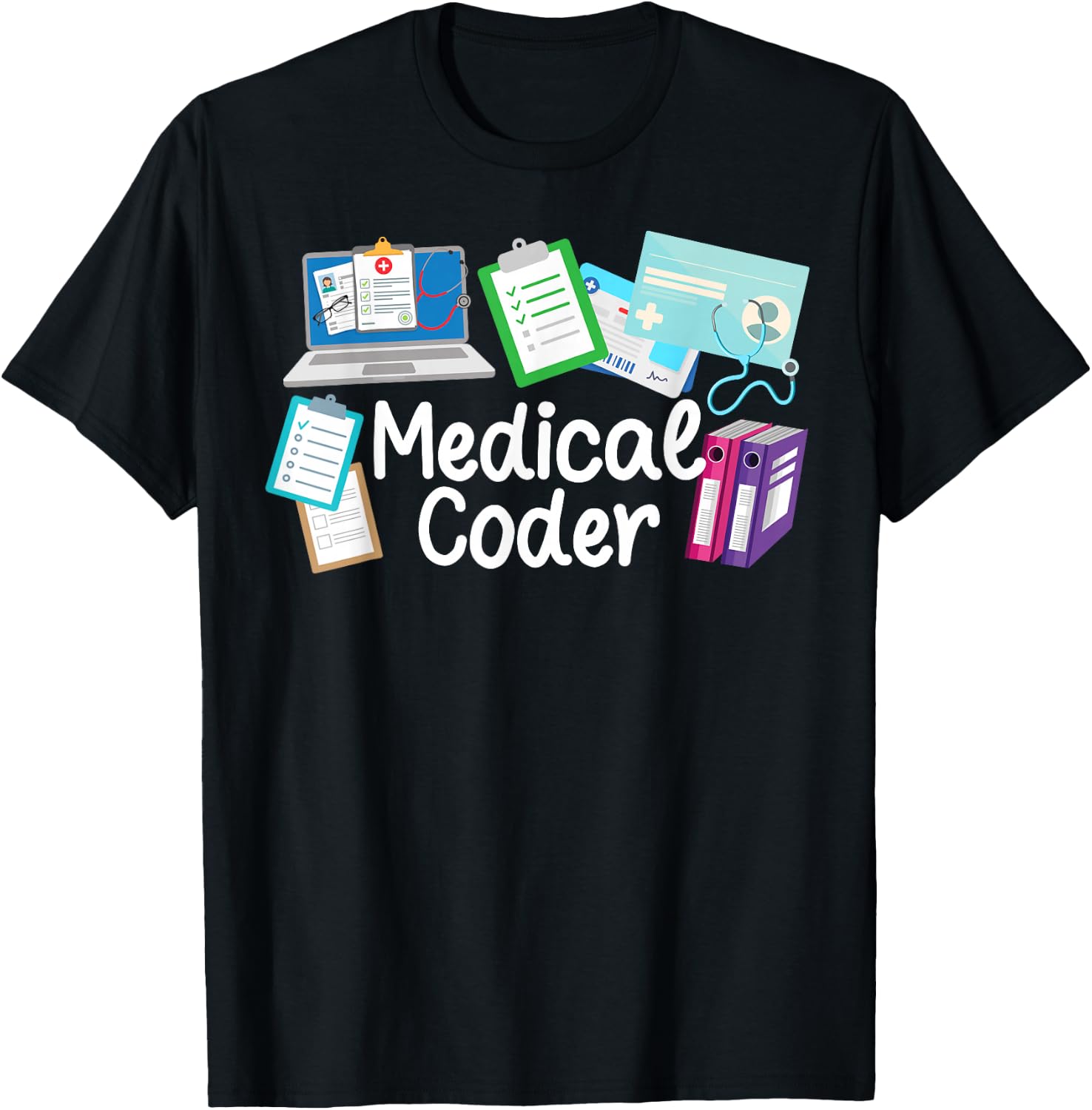 Medical Coder Medical Coding Best Medical Coders T-Shirt - T-Shirt | Black
