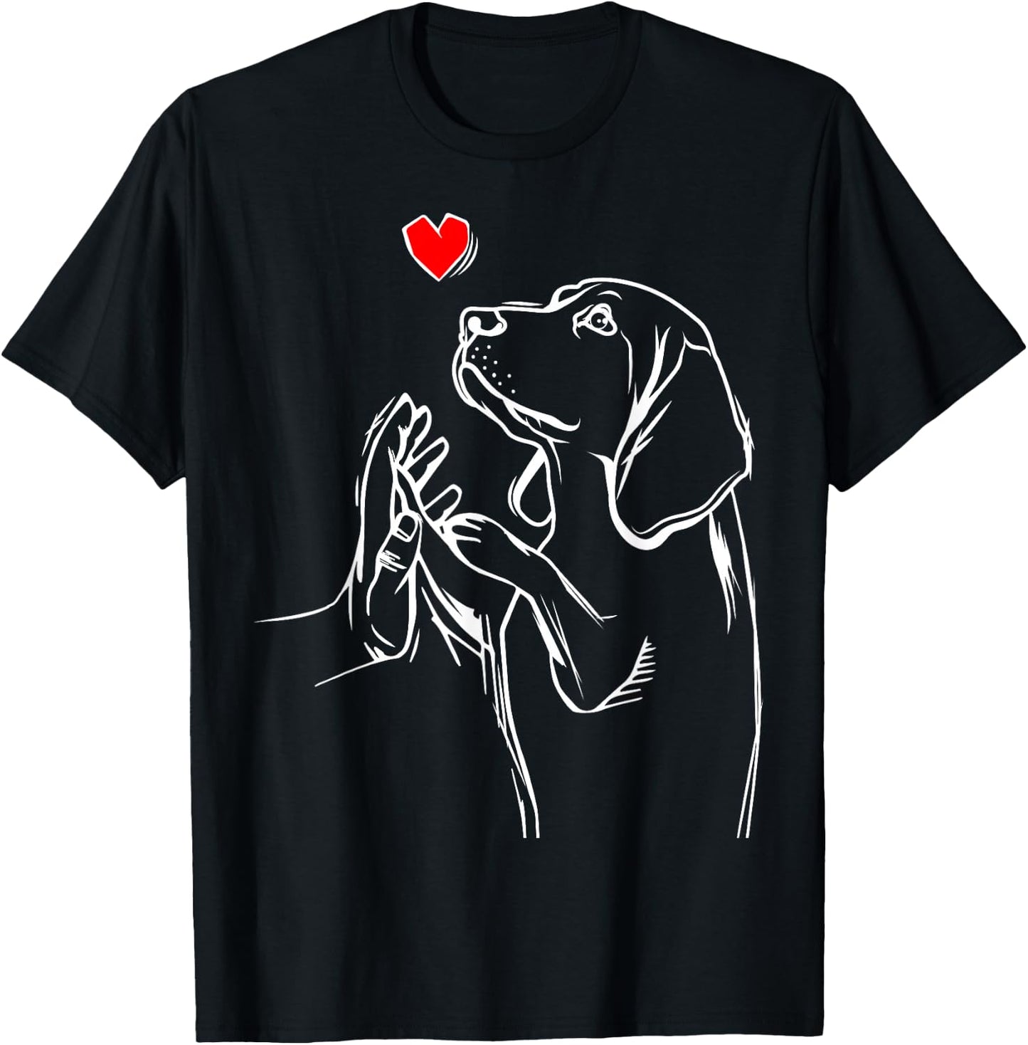 Beagle Love Dog Mom Girls T-Shirt - T-Shirt | Black