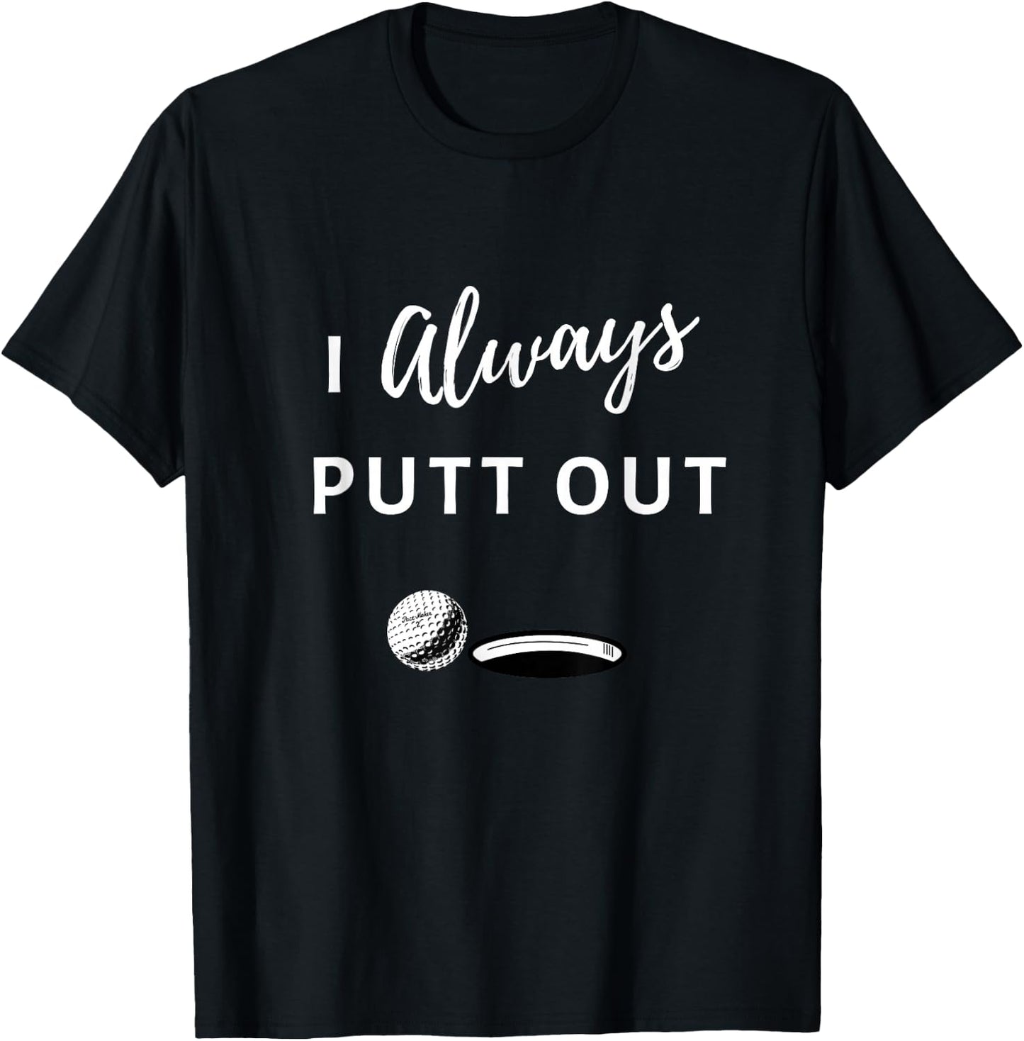 FORM Men's Fun Golf , Black, Small T-Shirt - T-Shirt | Black
