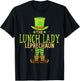 The Lunch Lady Leprechaun Funny Matching St Patricks Day T-Shirt - T-Shirt | Black