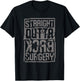 Straight Outta Back Surgery Funny Recovery Get Well Gag Gift T-Shirt - T-Shirt | Black