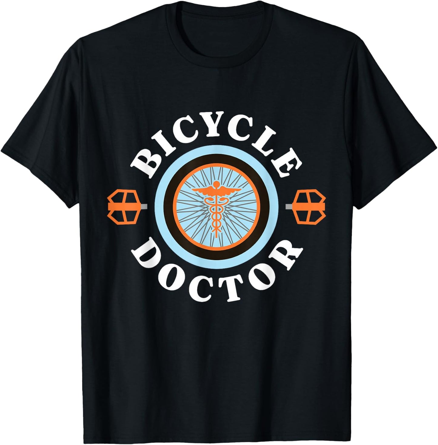 Bicycle Doctor Bike Mechanic Cycling Repair Fixing Bikes T-Shirt - T-Shirt | Black