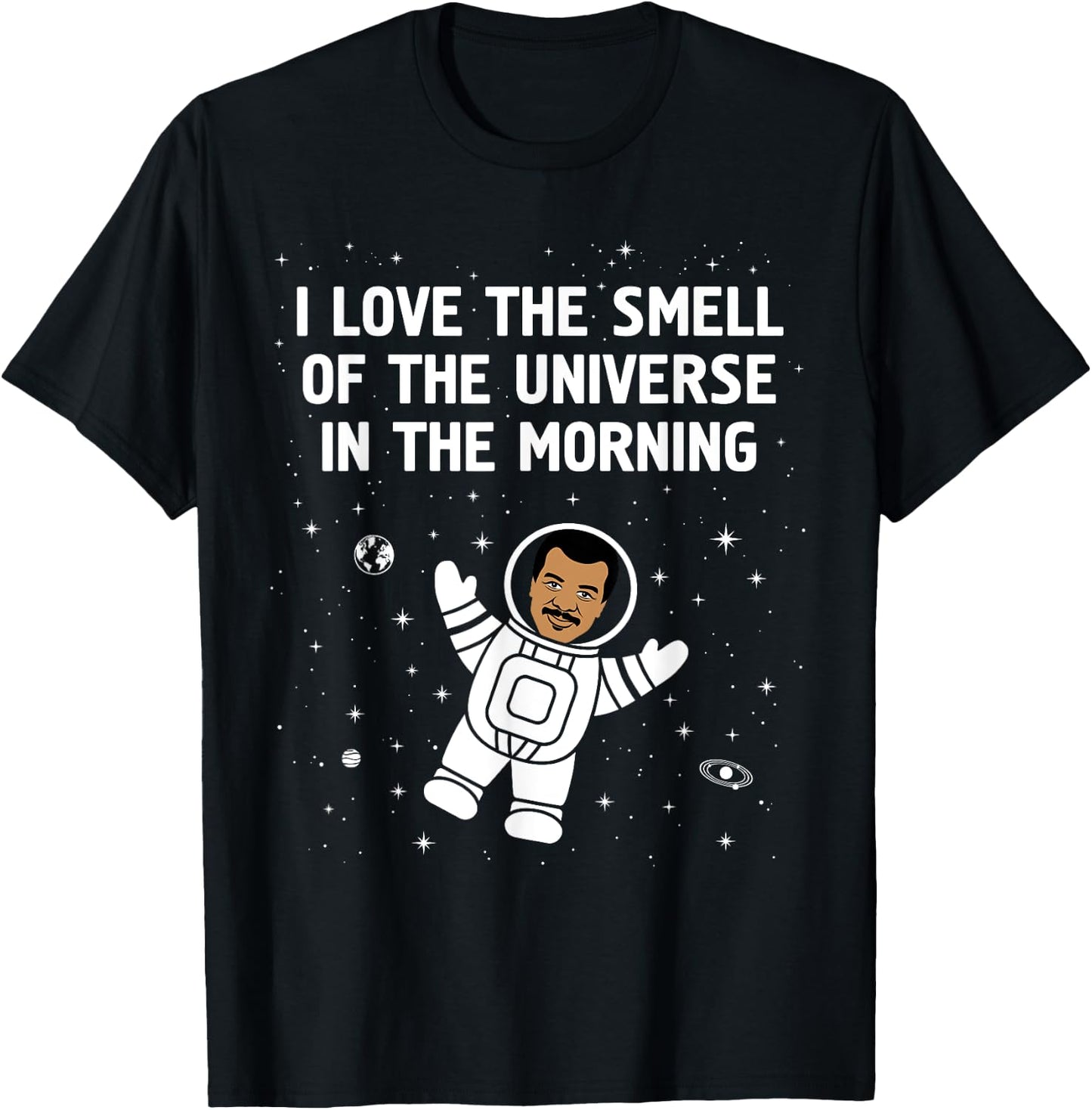 Neil deGrasse Tyson Smell of the Universe T-Shirt - T-Shirt | Black