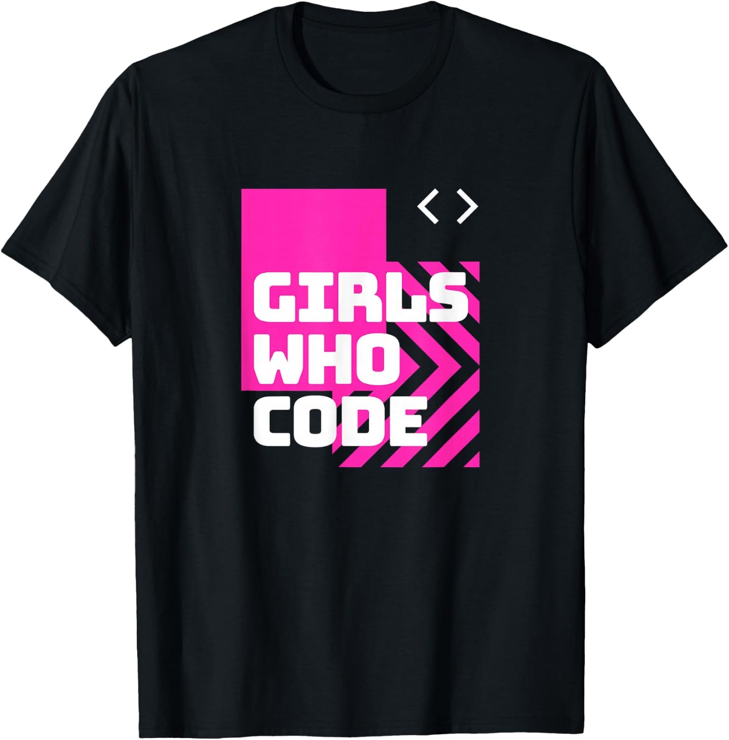 Girl Who Code | Code Like A Girl Women Programmer T-Shirt - T-Shirt | Black