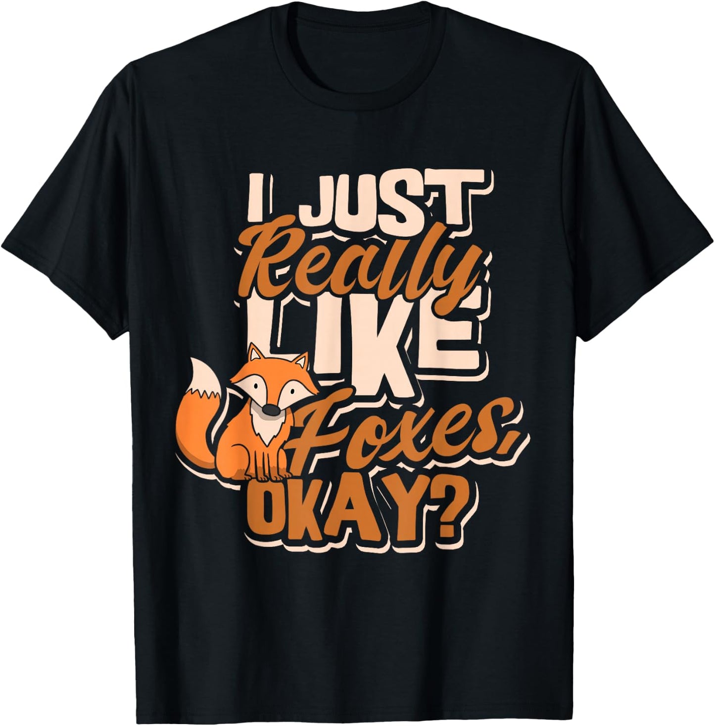 Fox Gifts for Fox Lovers Women Vintage Red Foxes Smart Kids T-Shirt - T-Shirt | Black