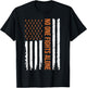 Kidney Cancer Awareness Orange Ribbon T-Shirt - T-Shirt | Black