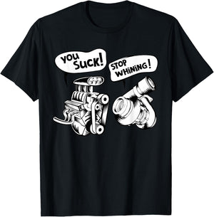 Cute You Suck! Stop Whining! Mechanical Engineering T-Shirt - T-Shirt | Black