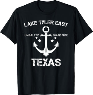 LAKE TYLER EAST TEXAS Funny Fishing Camping Summer Gift Women Kids T-Shirt - T-Shirt | Black