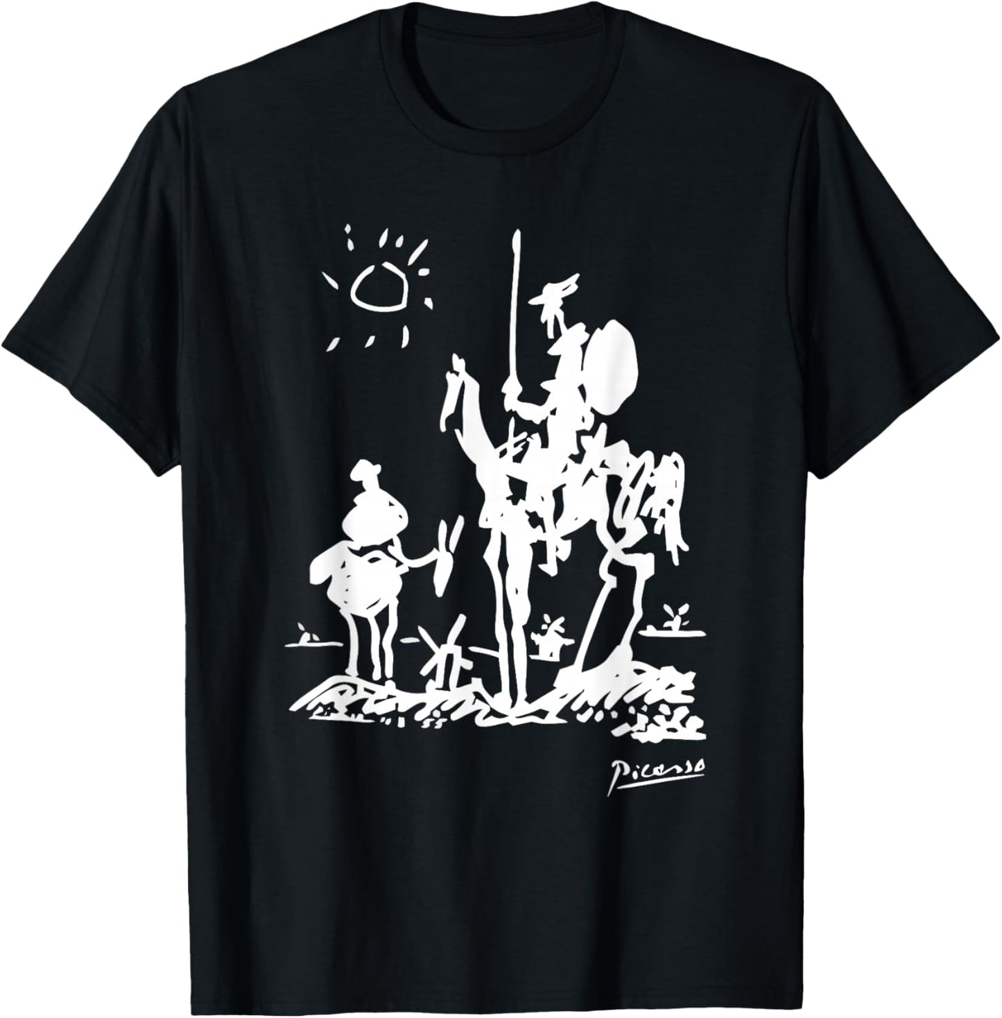 Don Quixote Artwork T-Shirt - T-Shirt | Black