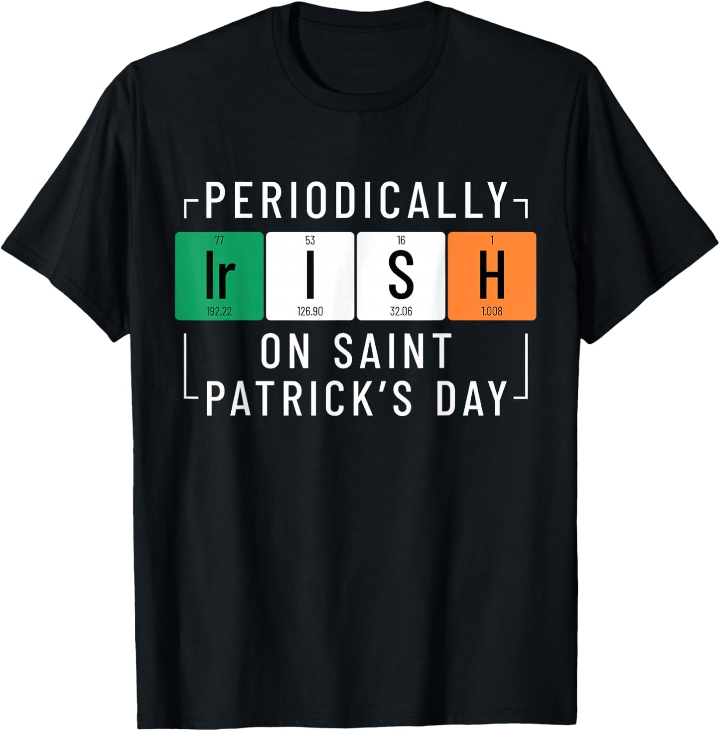Chemistry St. Patricks Day Scientist Chemist T-Shirt - T-Shirt | Black