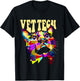 Vet Tech Cat Kitten Pet Veterinarian Veterinary Technician T-Shirt - T-Shirt | Black