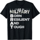 I Am A Military Brat Veteran Soldier Military Child Month T-Shirt - T-Shirt | Black