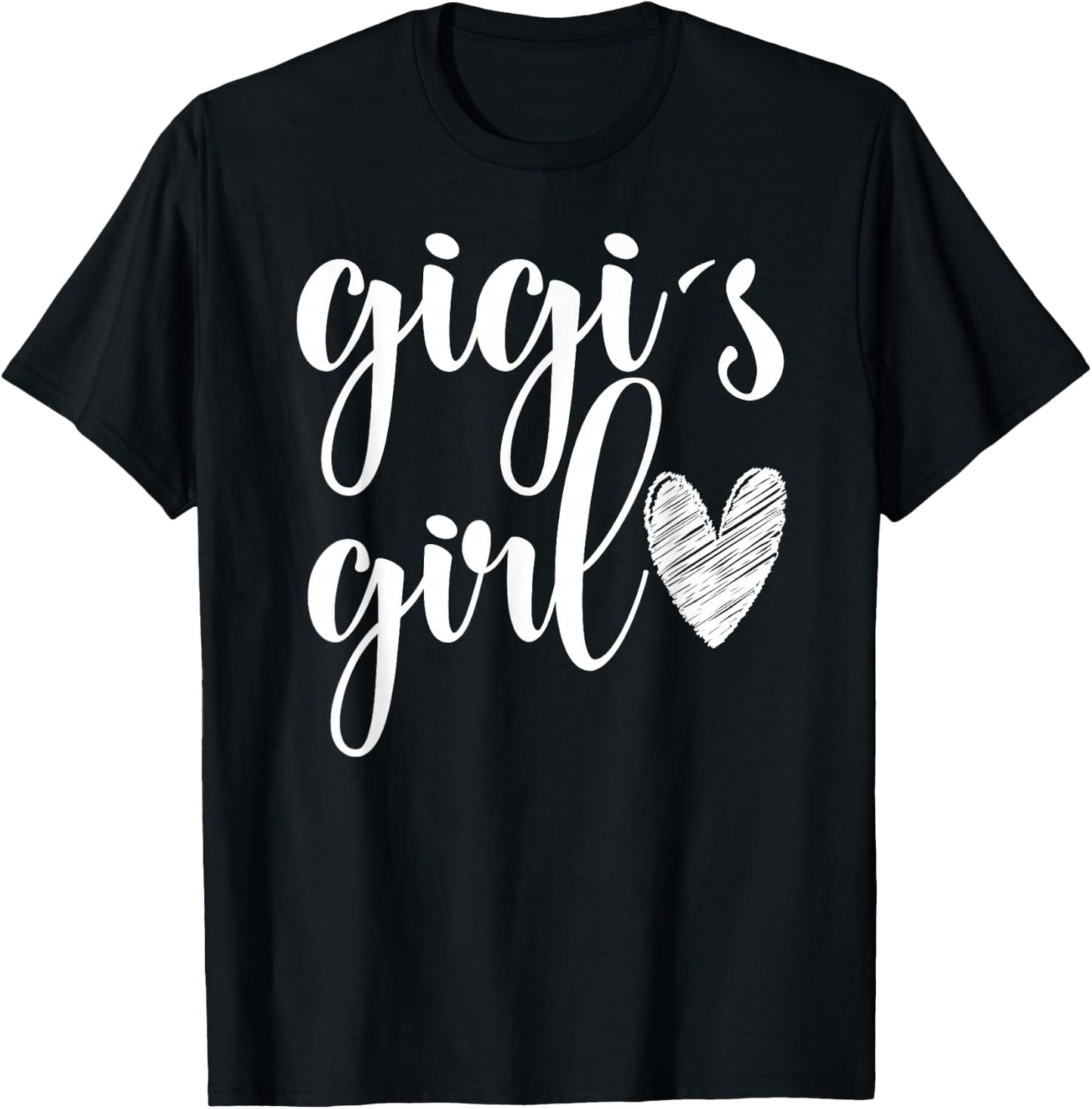 Funny Matching Gigi Girl for Grandma Whit Girl Mother's Day Small T-Shirt - T-Shirt | Black