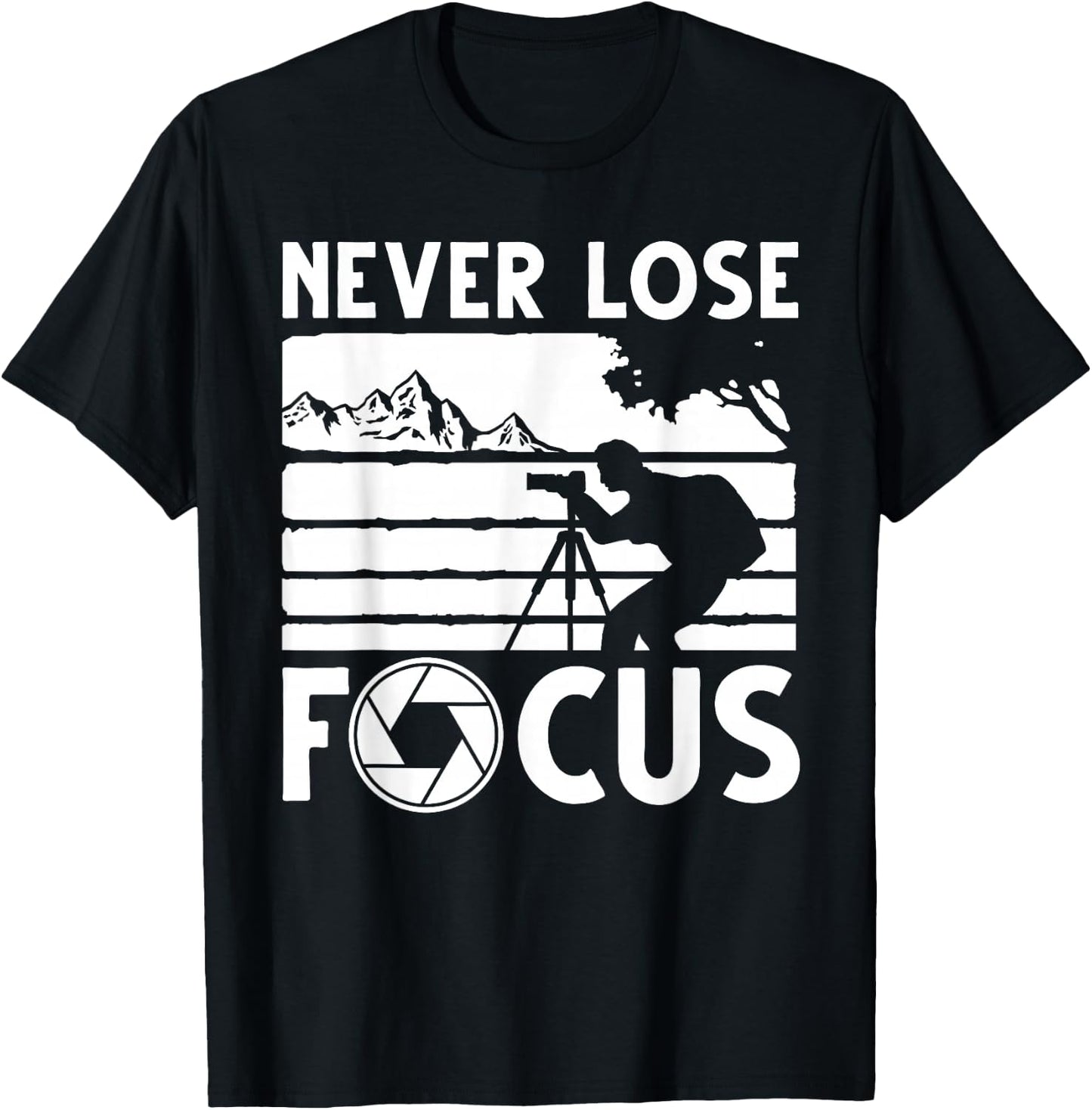 Cool Photographer Art Women Photography Camera Lover T-Shirt - T-Shirt | Black