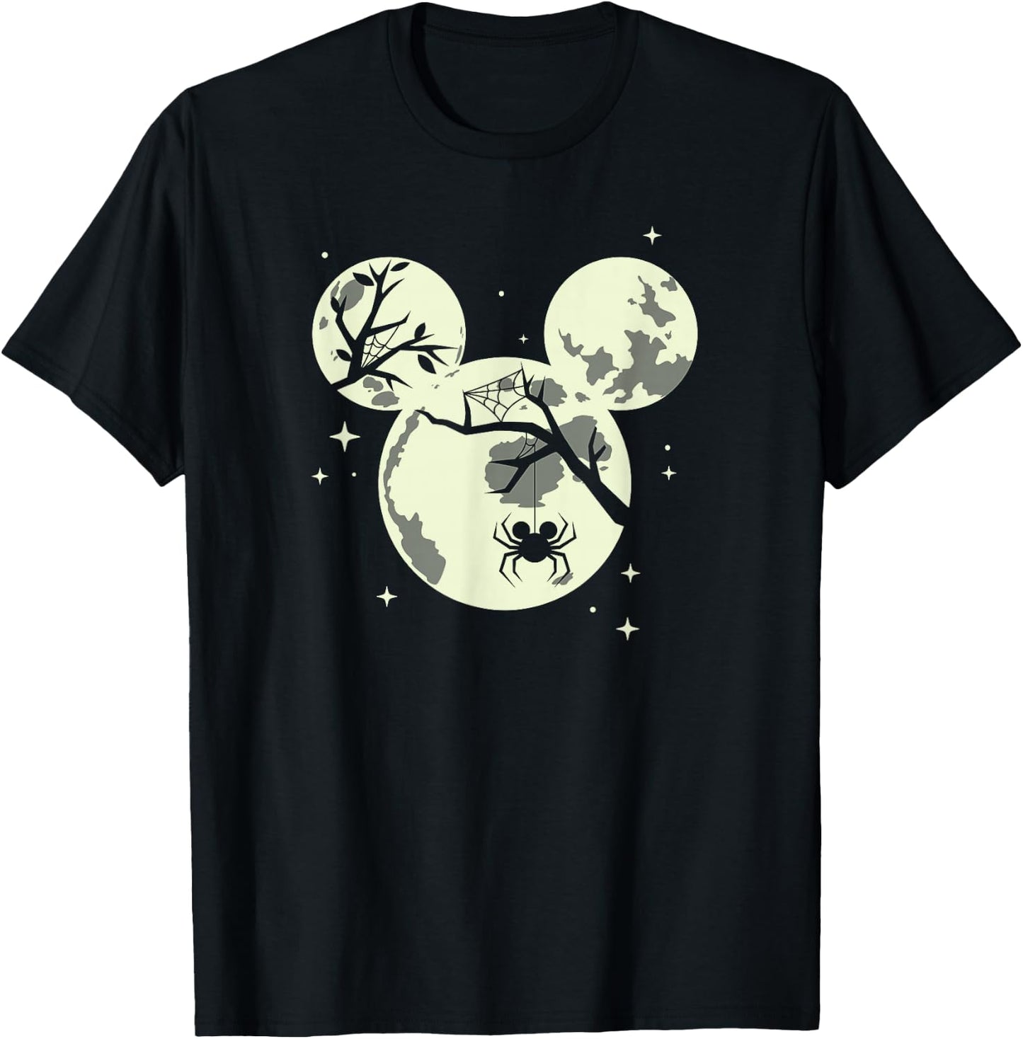 Disney - Halloween Mickey Moon T-Shirt - T-Shirt | Black