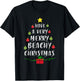 Have A Very Merry Beachy Christmas Tree Sweater Xmas Gifts Men Women T-Shirt - T-Shirt | Black
