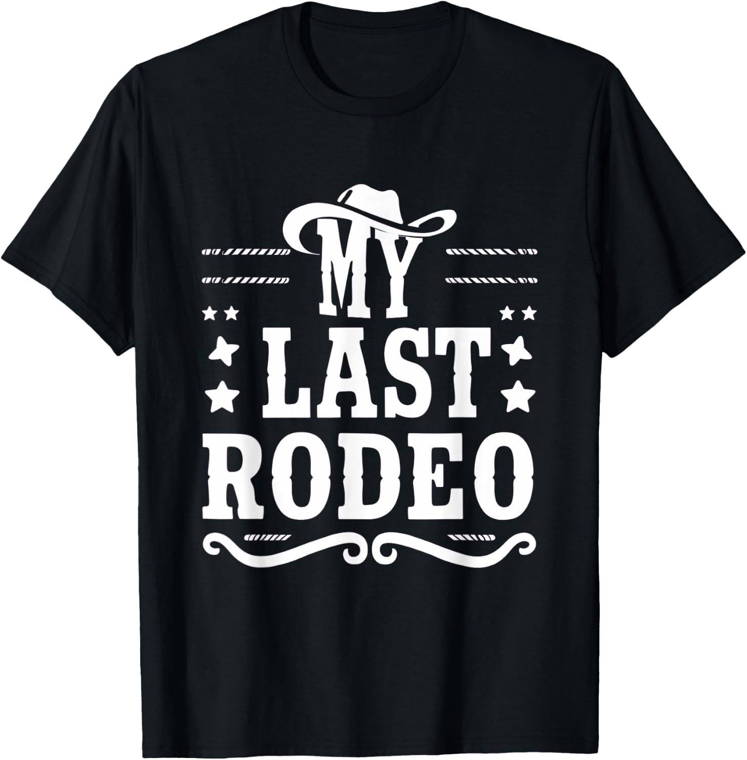 My Last Rodeo Bachelorette Bash Bridal Shower Party T-Shirt - T-Shirt | Black