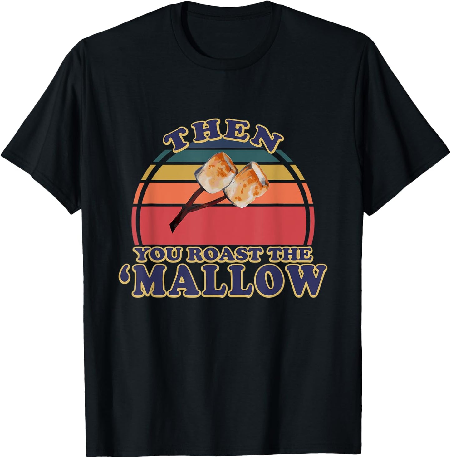 Smores Marshmallow Retro S'mores Group Halloween Costume T-Shirt - T-Shirt | Black
