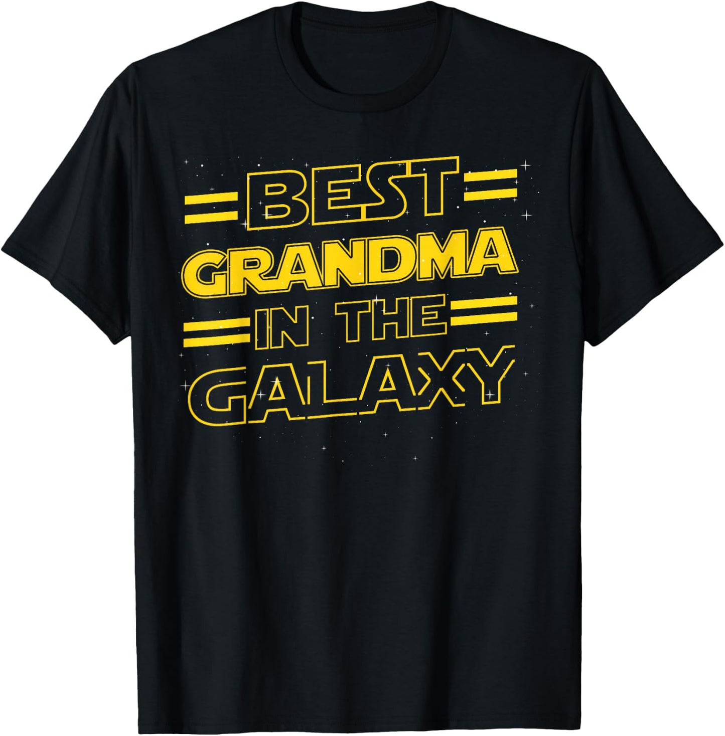 Best Grandma in the Galaxy Funny Mothers Day Gift T-Shirt - T-Shirt | Black