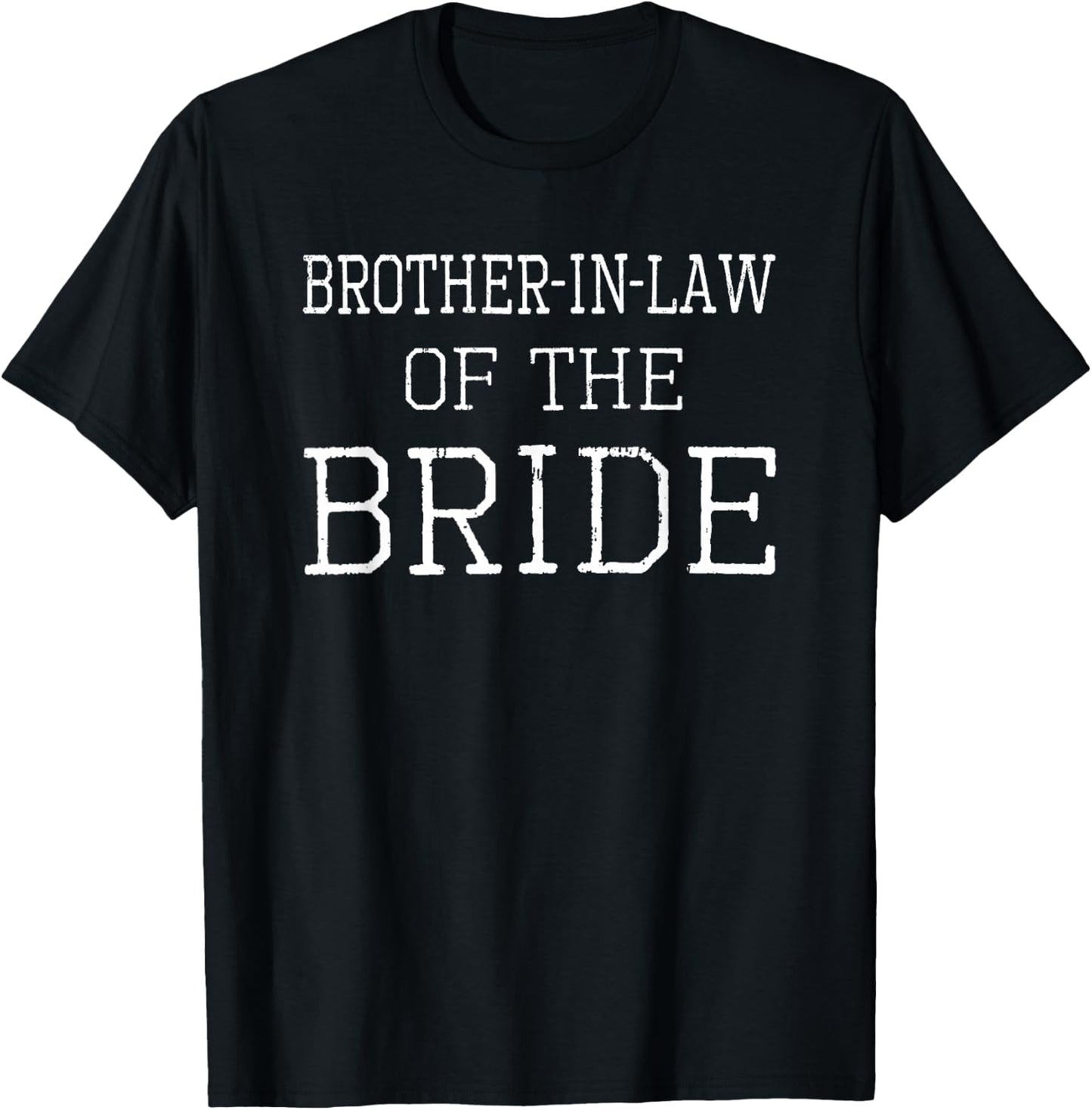 Brother-in-law of the bride - coordinating wedding party T-Shirt - T-Shirt | Black