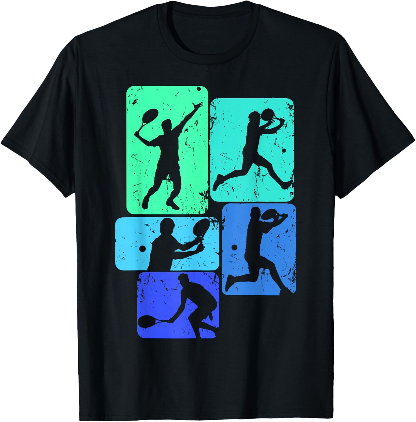 Tennis Player Youth Boys Kids Men T-Shirt - T-Shirt | Black
