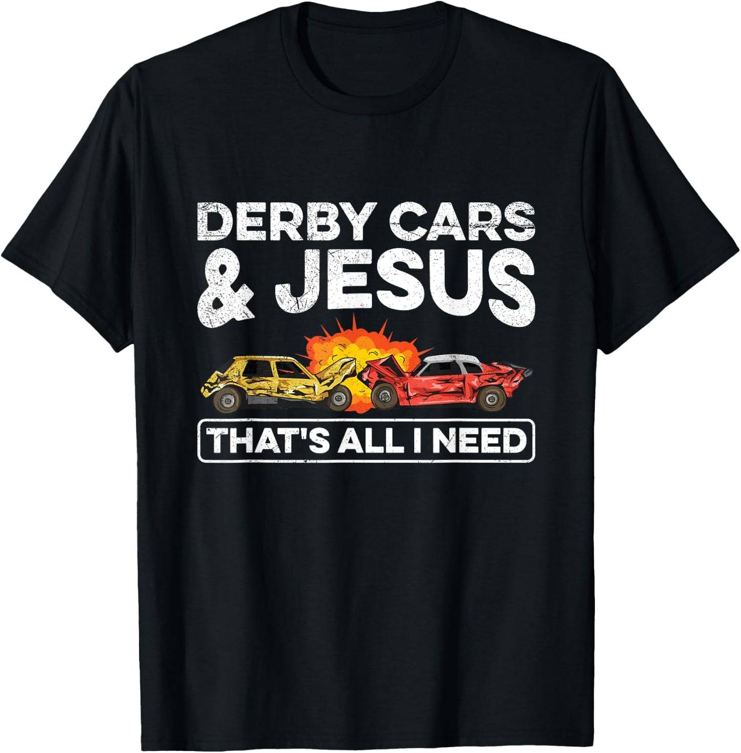 Smashing Cars Demolition Derby Quote for a Demo Derby Driver T-Shirt - T-Shirt | Black