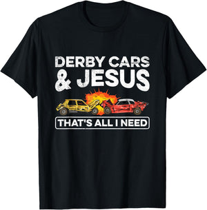 Smashing Cars Demolition Derby Quote for a Demo Derby Driver T-Shirt - T-Shirt | Black