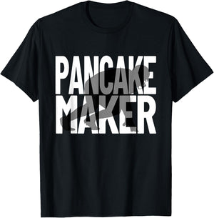 Funny Football Player Meme Lineman Pancake Maker T-Shirt - T-Shirt | Black