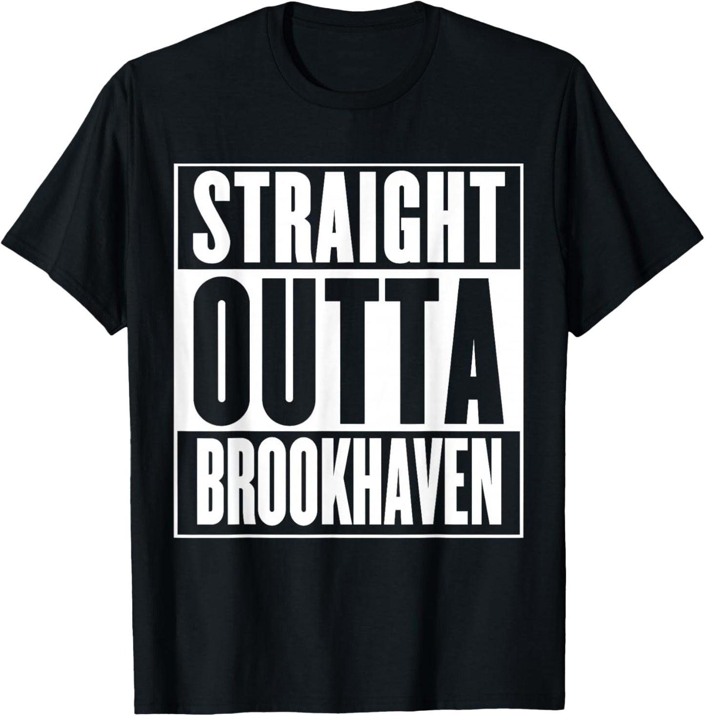 Straight Outta Brookhaven T-Shirt - T-Shirt | Black