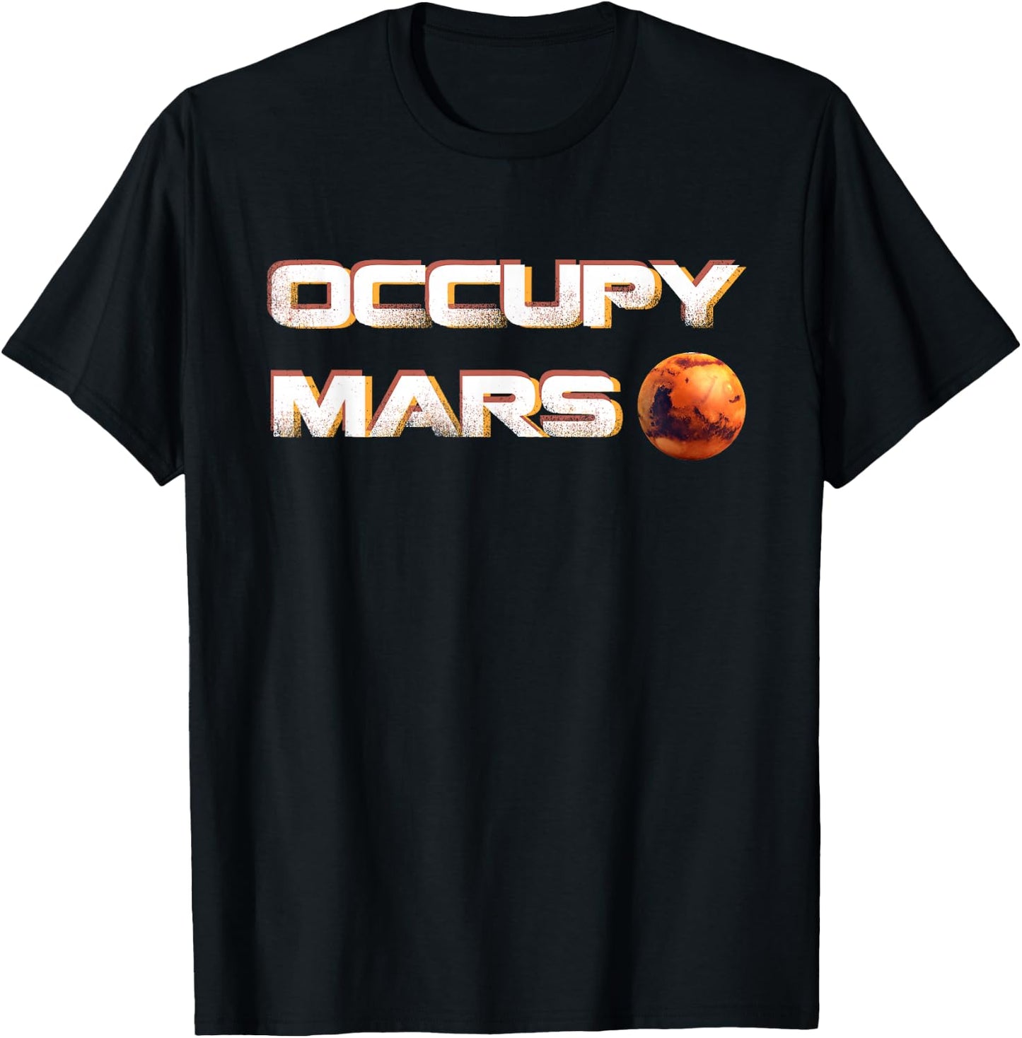 Occupy Mars Space Mission T-Shirt - T-Shirt | Black