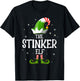 The Stinker Elf Family Matching Group Christmas T-Shirt - T-Shirt | Black