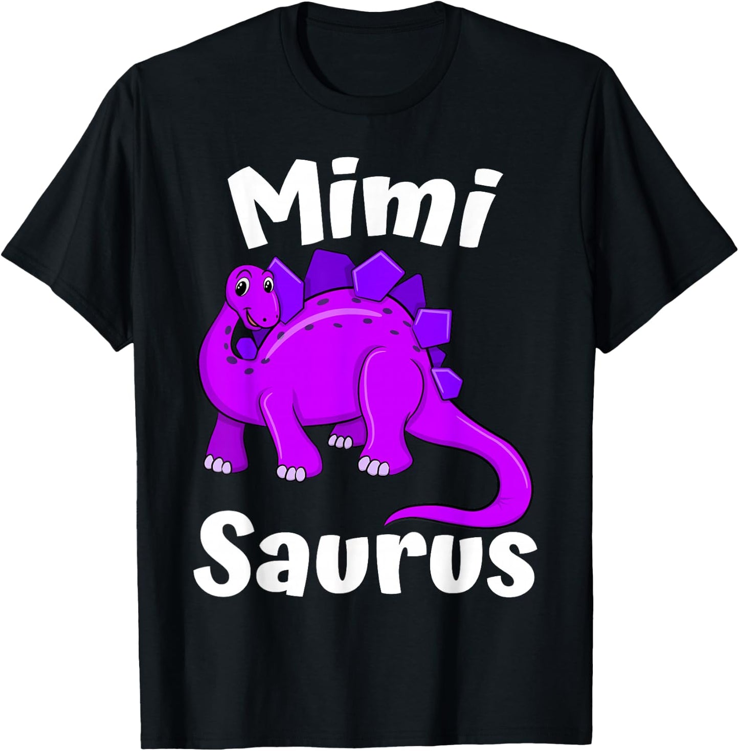Mimisaurus Mimi Dinosaur Lover Dino Mother's Day T-Shirt - T-Shirt | Black