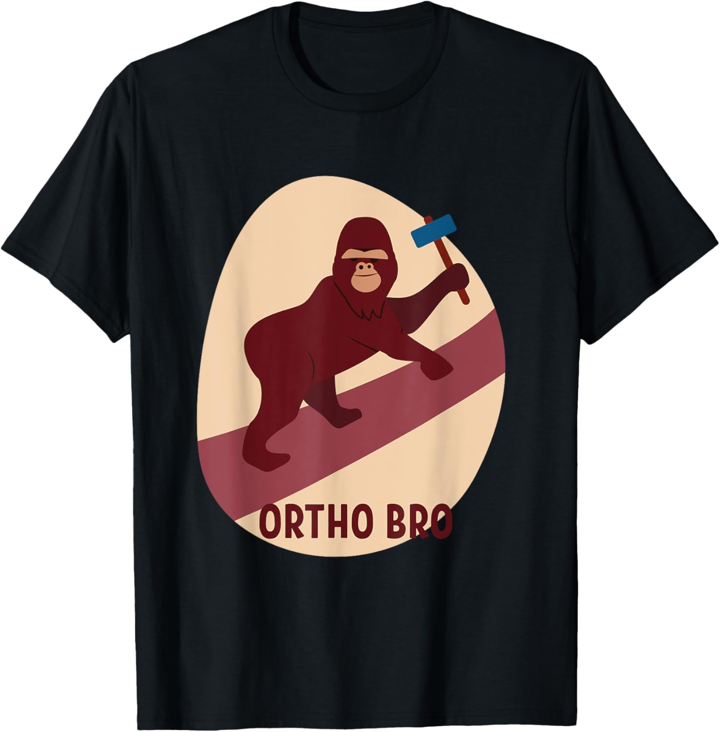 Orthopedic Surgeon Ortho Bro Orthopedics Medicine Student T-Shirt - T-Shirt | Black