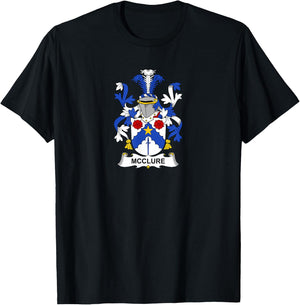 McClure Coat of Arms - Family Crest Shirt T-Shirt - T-Shirt | Black