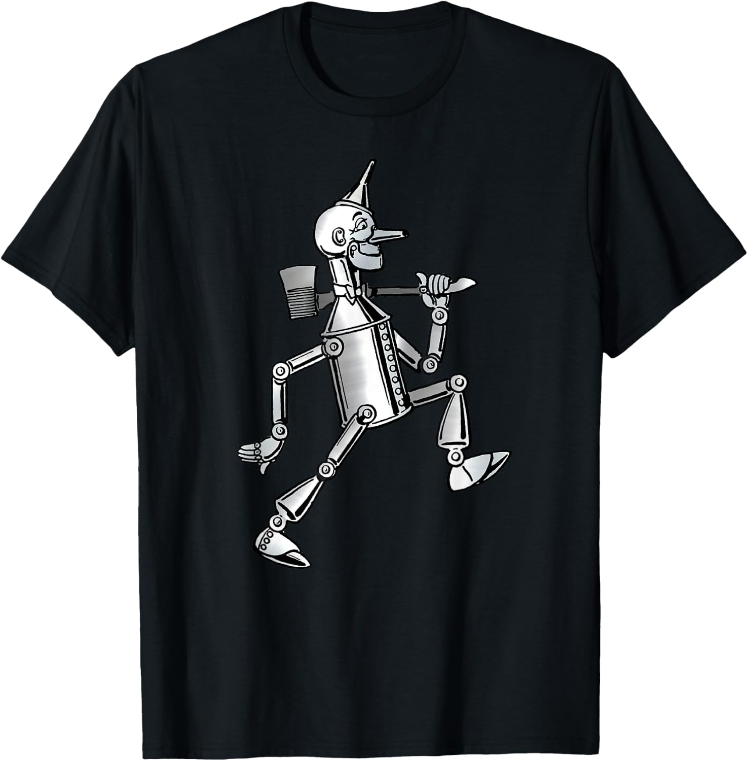 Tin Man Shirt - The Wizard Of OZ -Vintage Tin Man T-Shirt - T-Shirt | Black