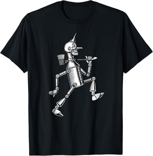 Tin Man Shirt - The Wizard Of OZ -Vintage Tin Man T-Shirt - T-Shirt | Black