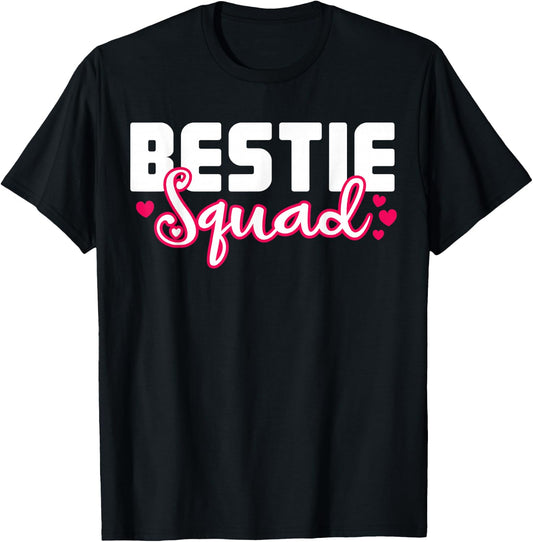 Bestie Squad Birthday T-Shirt - T-Shirt | Black