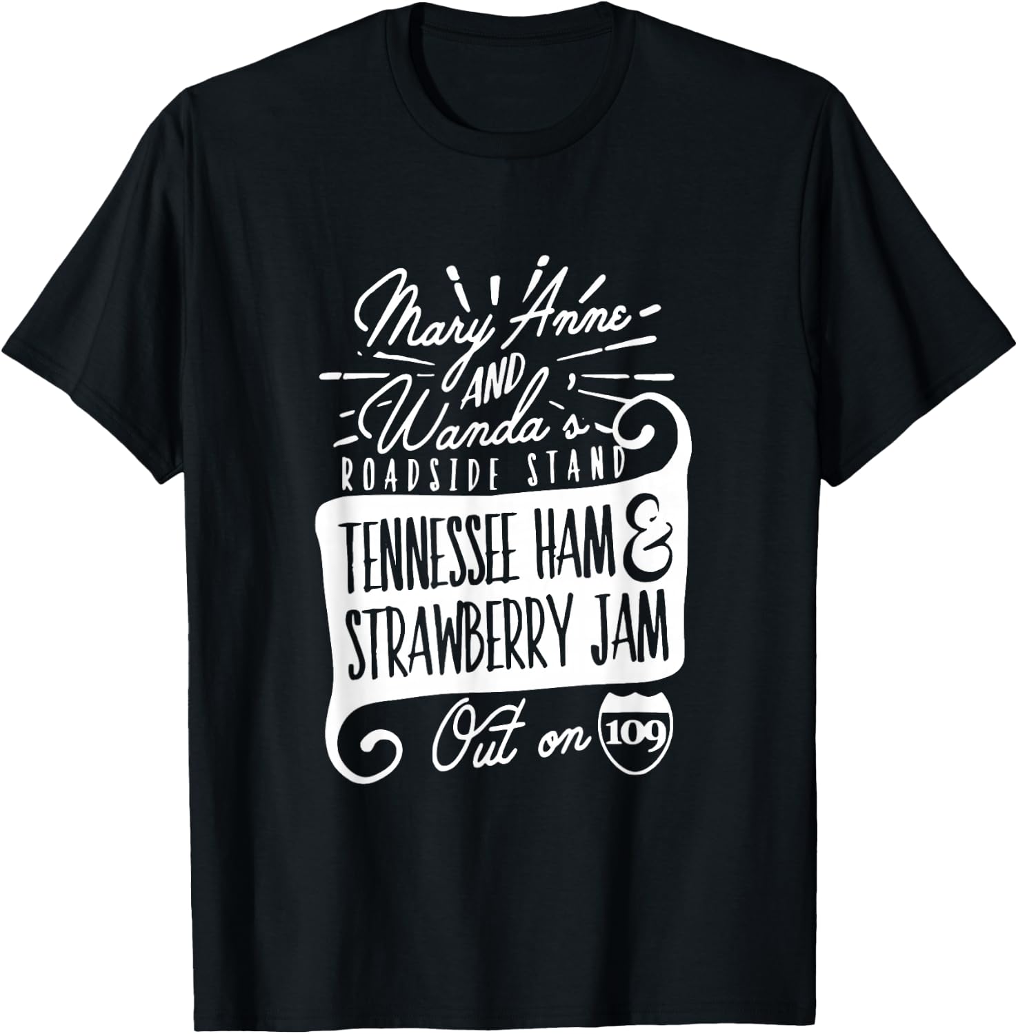90's Country Mary Anne and Wanda Road Side Stand Earl T-Shirt - T-Shirt | Black