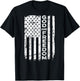 God And Country - Patriotic Christian USA Flag (ON BACK) T-Shirt - T-Shirt | Black