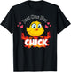 Just One Hot Chick Funny Chicken Easter Pun T-Shirt - T-Shirt | Black